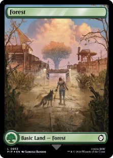 Forest (#853) (surge foil) (full art)