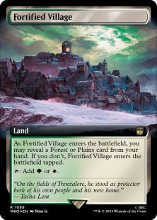 Fortified Village (surge foil) (extended art)