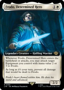 Frodo, Determined Hero (#388) (extended art)