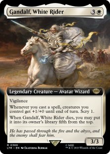 Gandalf, White Rider (#389) (extended art)