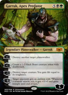 Garruk, Apex Predator (foil) (borderless)