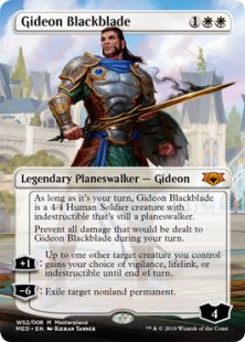 Gideon Blackblade (foil) (borderless)