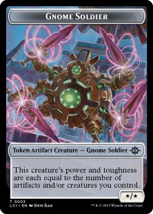 Gnome Soldier token (#3) (foil) (*/*)