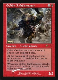 Goblin Rabblemaster (foil)