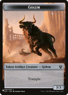 Golem token (#26) (Commander 2021) (3/3)