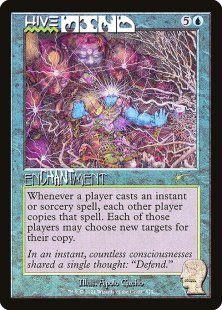 Hive Mind (#822) (Brain Dead) (foil) (showcase) - Secret Lair Drop Series | Bazaar of Magic Hive Mind (#822) (Brain Dead) (foil) (showcase) - Secret Lair Drop Series | Bazaar of Magic