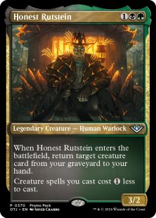 Honest Rutstein (promo pack)