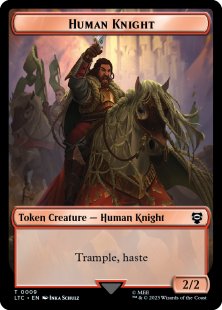 Human Knight token (2/2)