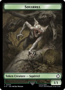 Squirrel token (foil) (1/1)