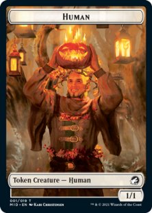 Human token (foil) (1/1)