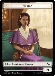 Human token (foil) (1/1)