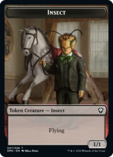 Insect token (foil) (1/1)