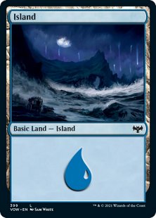 Island (#399) (foil)