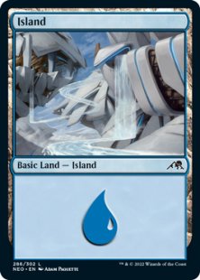 Island (#286) (foil)