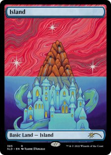 Island (#385) (The Astrology Lands: Aquarius) (full art)