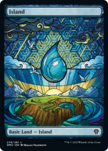 Island (#278) (foil) (full art)