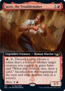 Jaxis, the Troublemaker (foil) (extended art)