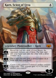 Karn, Scion of Urza (foil) (borderless)