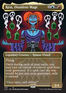 Kess, Dissident Mage (Wizards of the Street) (foil) (borderless)