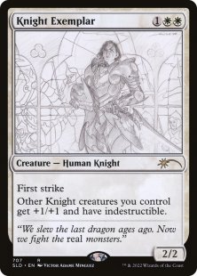 Knight Exemplar (#707) (Artist Series: Victor Adame Minguez) (foil)