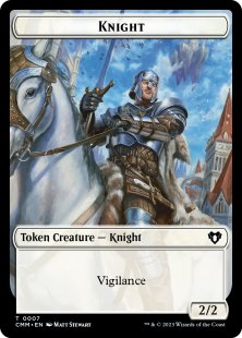 Knight token (foil) (2/2)