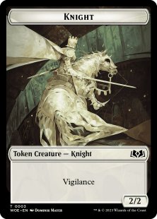 Knight token (foil) (2/2)