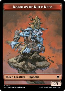 Kobolds of the Kher Keep token (0/1)