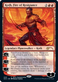 Koth, Fire of Resistance (foil)