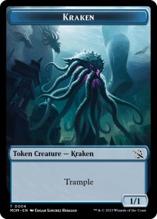 Kraken token (foil) (1/1)