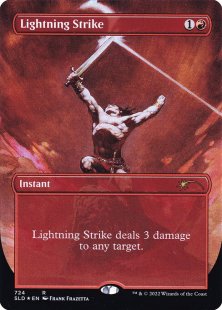 Lightning Strike (#724) (foil) (borderless)