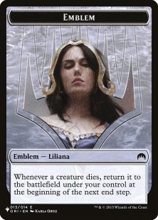 Liliana, Defiant Necromancer emblem (Magic Origins)