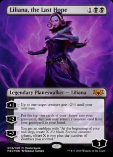 Liliana, the Last Hope (foil) (borderless)