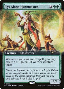 Lys Alana Huntmaster (#772) (foil) (extended art)