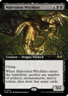 Malevolent Witchkite (extended art)