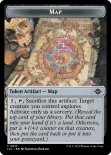 Map token (foil)