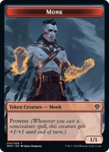 Monk token (foil) (1/1)