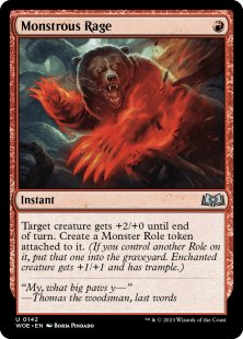 Monstrous Rage (foil)