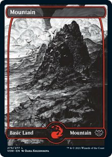 Mountain (#275) (foil) (full art)