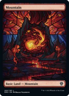 Mountain (#280) (foil) (full art)