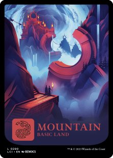 Mountain (#290) (foil) (full art)