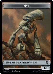 Myr token (foil) (1/1)