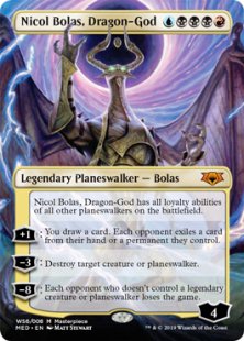 Nicol Bolas, Dragon-God (foil) (borderless)