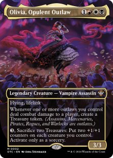 Olivia, Opulent Outlaw (foil) (borderless)