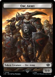 Orc Army token (#6) (foil) (0/0)