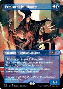Persistent Petitioners (#601) (foil) (borderless) - Secret Lair