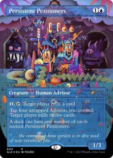 Persistent Petitioners (#600) (foil) (borderless) - Secret