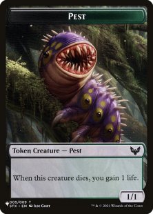 Pest token (Strixhaven) (1/1)