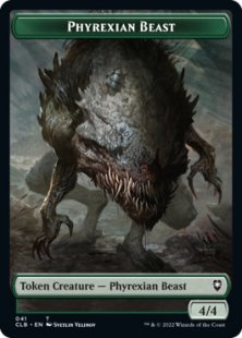 Phyrexian Beast token (4/4)