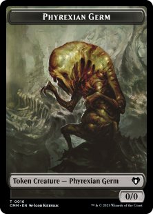 Phyrexian Germ token (foil) (0/0)