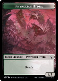 Phyrexian Hydra token (#11) (foil) (3/3)